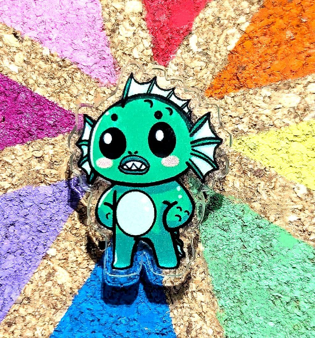 Elder God, Lovecraftian Creatures, Acrylic pins, Hastur, Fishman, Shoggoth, Black Goat Lapel / Brooch / Badge Pin Set / Accessories