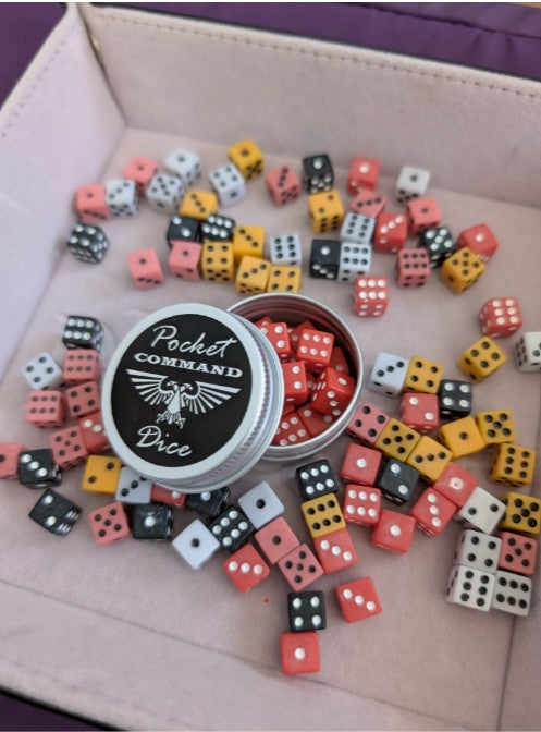 Pocket Dice D6's Warhammer Dice sets, Mini dice, 40k, Aquila, Space Marines, Orcs, Imperium, Xenos & Forces of Chaos