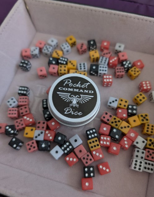 Pocket Dice D6's Warhammer Dice sets, Mini dice, 40k, Aquila, Space Marines, Orcs, Imperium, Xenos & Forces of Chaos