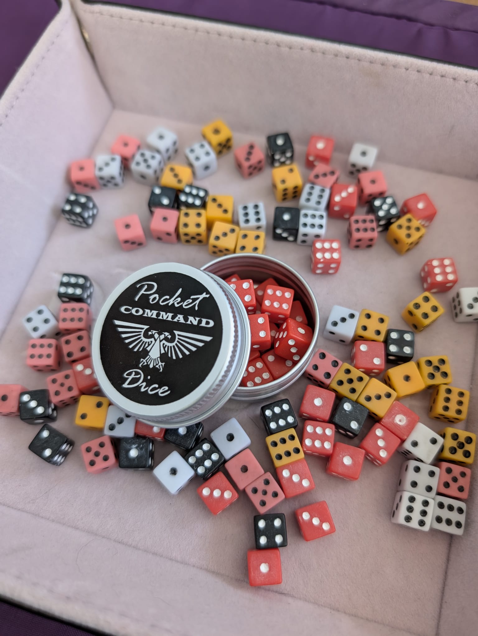 Pocket Dice D6's Warhammer Dice sets, Mini dice, 40k, Aquila, Space Marines, Orcs, Imperium, Xenos & Forces of Chaos