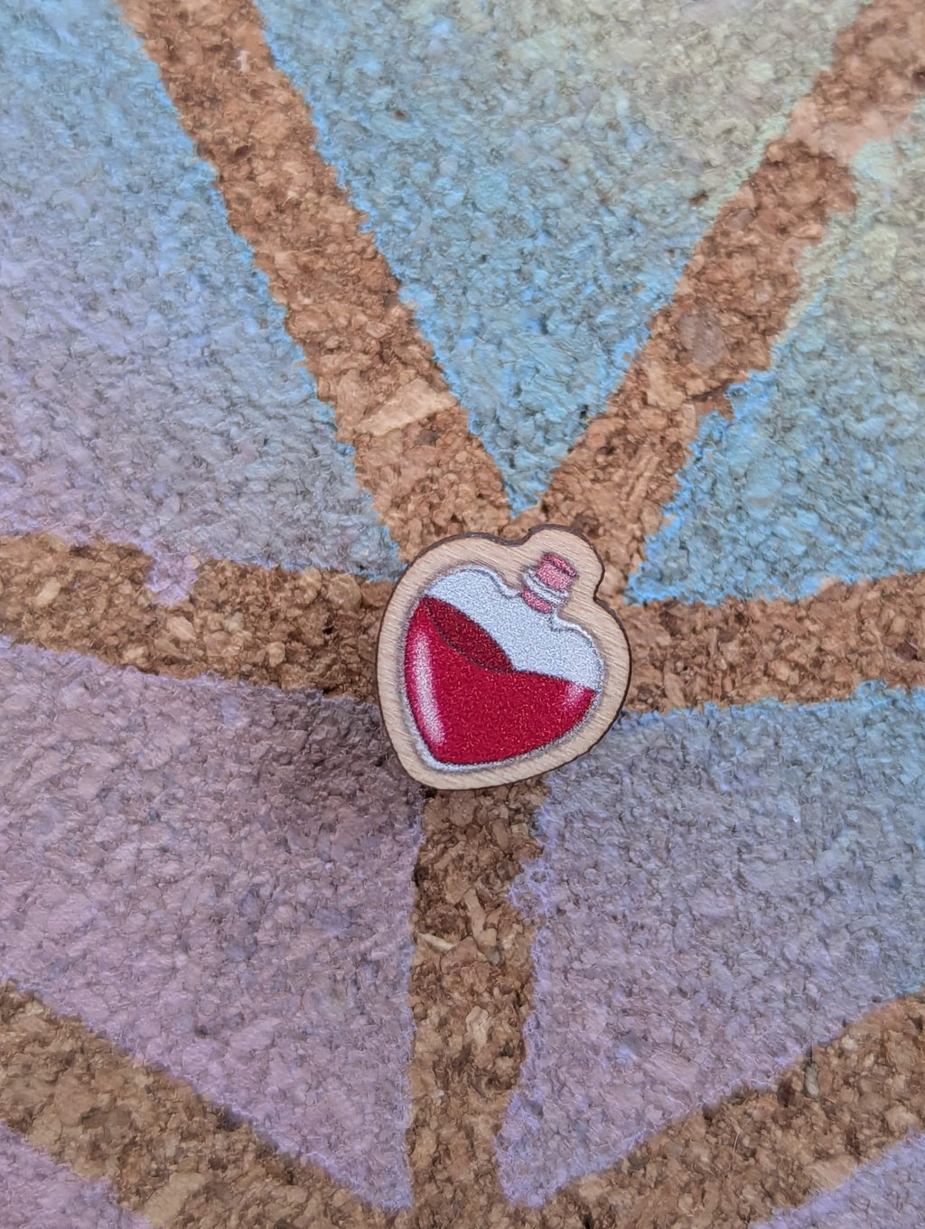 Mini Mimic treasure chest, Gelatinous Cube & Healing Potion wooden pins, dungeons and dragons monster D&D lapel pin/ brooch/ badge nerdy gift for DnD players, Steve the mimic