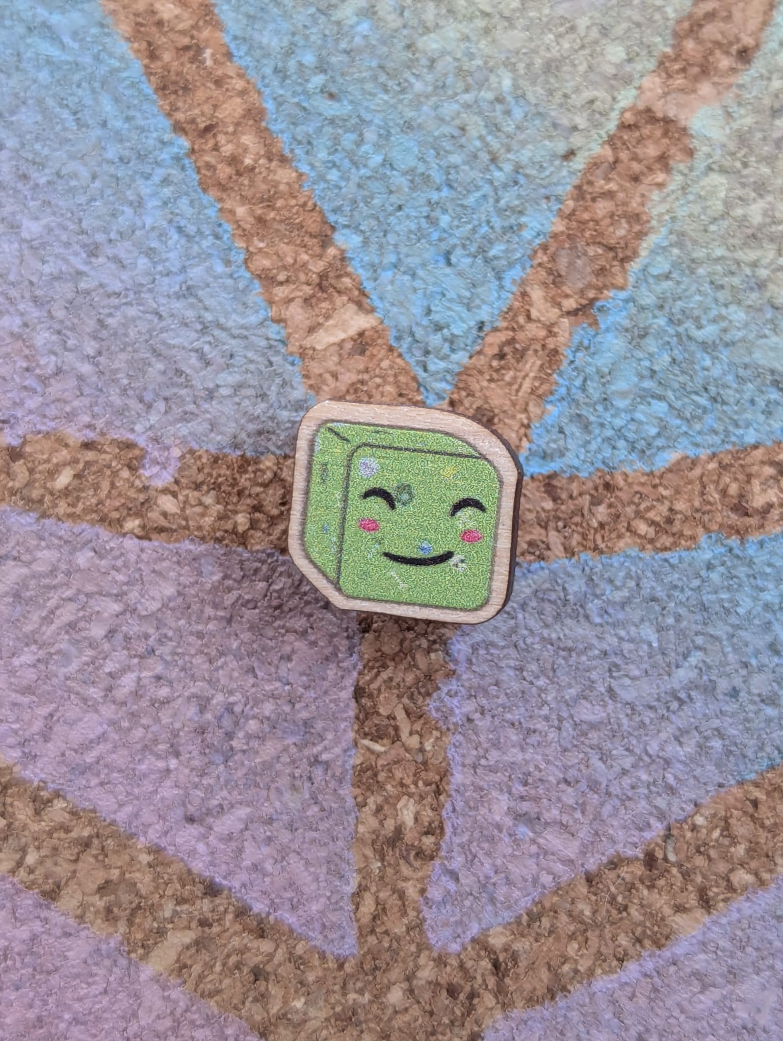 Mini Mimic treasure chest, Gelatinous Cube & Healing Potion wooden pins, dungeons and dragons monster D&D lapel pin/ brooch/ badge nerdy gift for DnD players, Steve the mimic