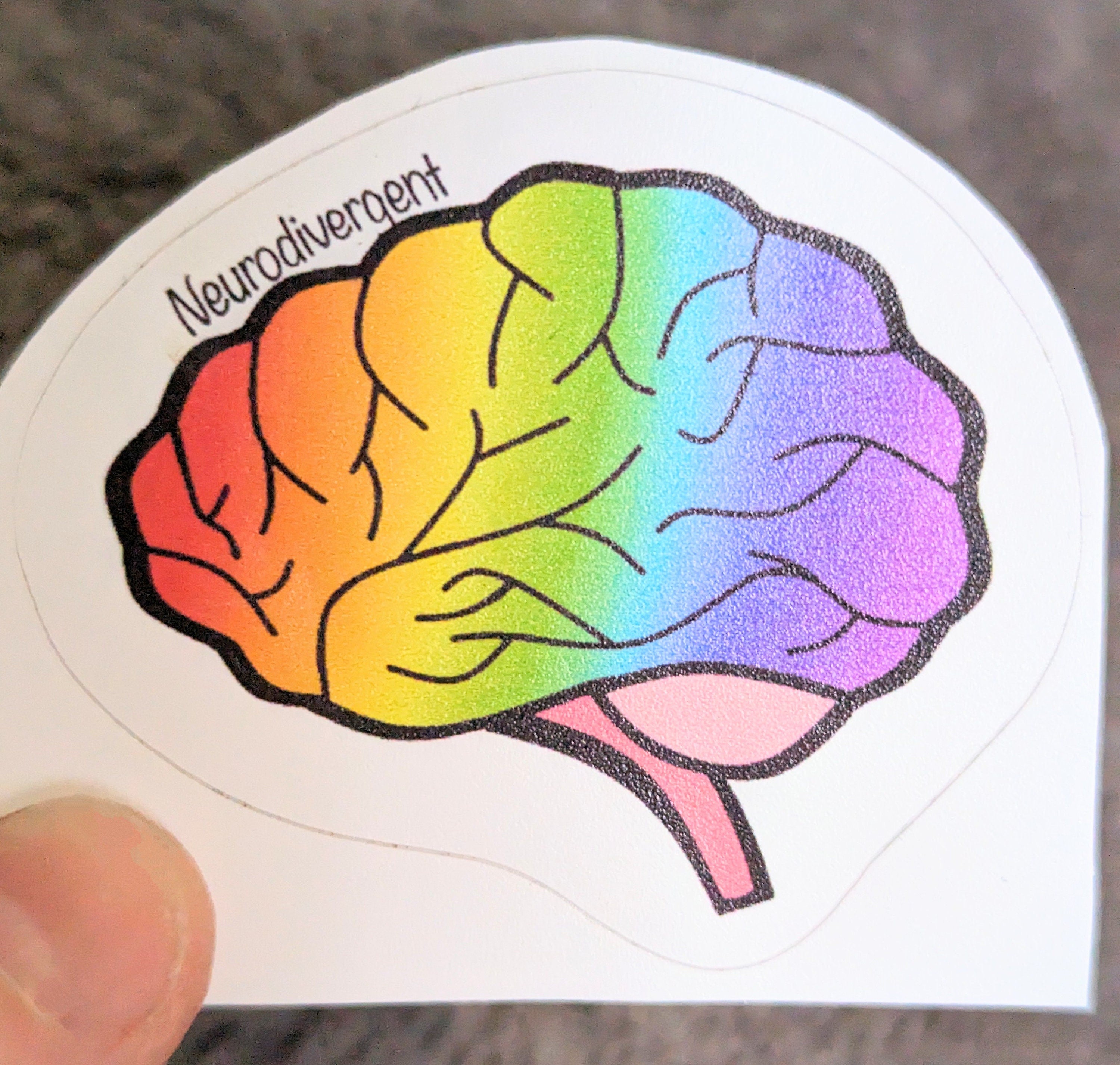 Anatomical heart and brain wooden pin badges or stickers. Pin Display/Set/Clothing Accessories also in mini size and rainbow neurodivergent.