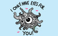 Cthulhu, Shoggoth or Hastur Valentines Day, Birthday, Romantic, Anniversary. I Rlyeh like you greetings card H.P. Lovecraft Mythos Card