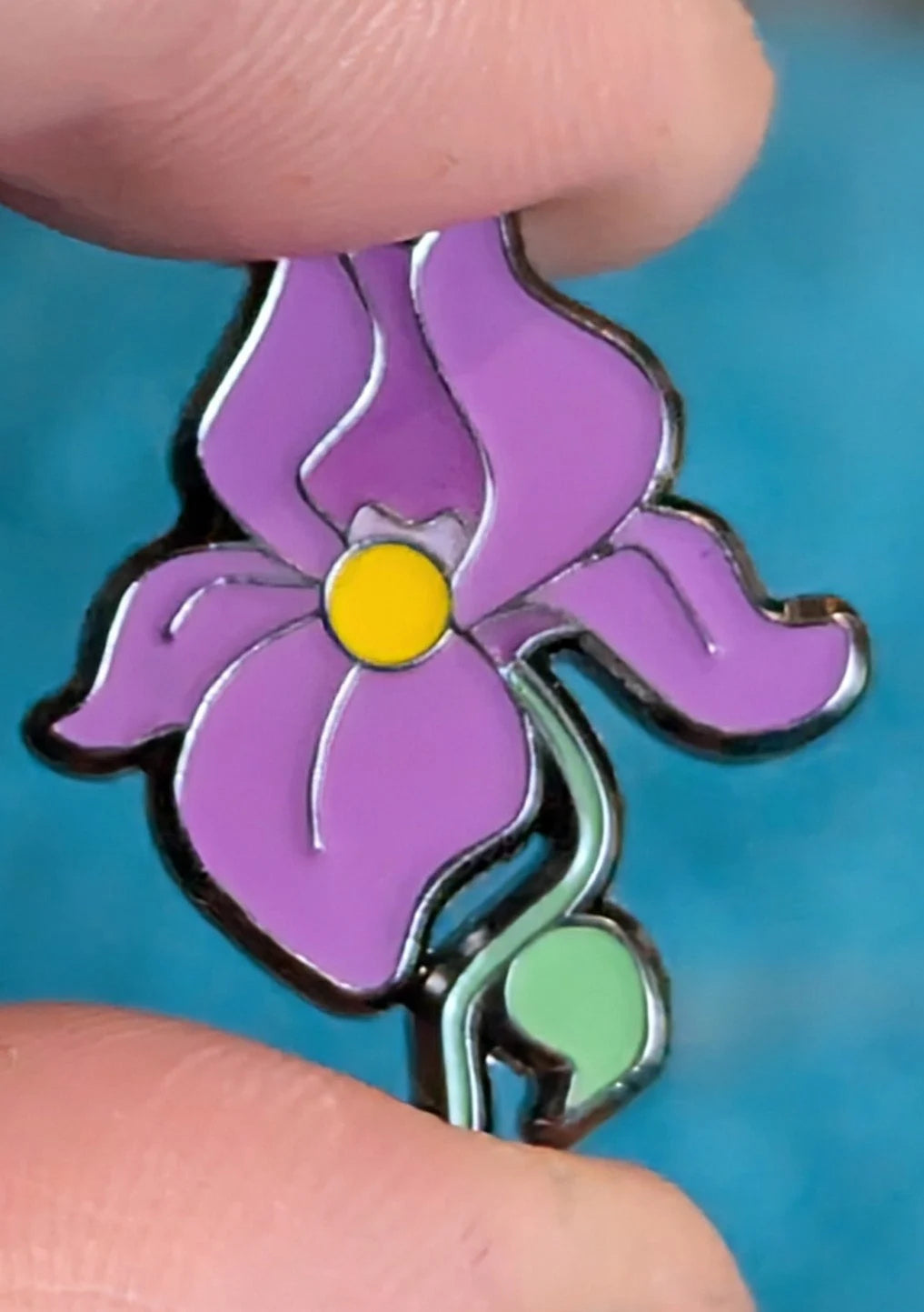 Bee & Flower hidden semi-colon mental health enamel pins, Cute honeybee with flowers lapel, badges, soft enamel with epoxy coating