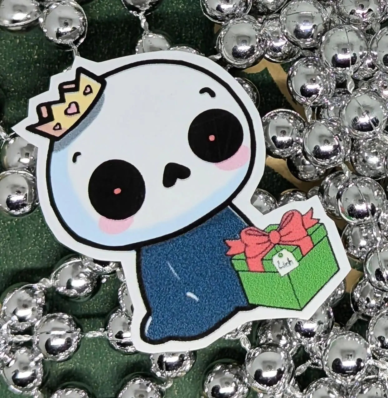 Vinyl Christmas Stickers, Dungeons and Dragons, DND, D&D, RPG, Cthulhu, COC or Cryptid Xmas Festive Sticker Packs.